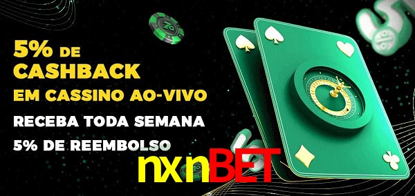 Promoções do cassino ao Vivo nxnbet
